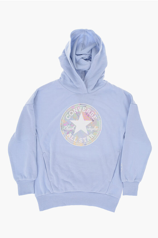 Converse All Star Chuck Taylor Solid Color Hoodie With Maxi Printed L