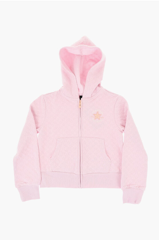 Converse All Star Chuck Taylor Solid Color Pointelle Sweatshirt With