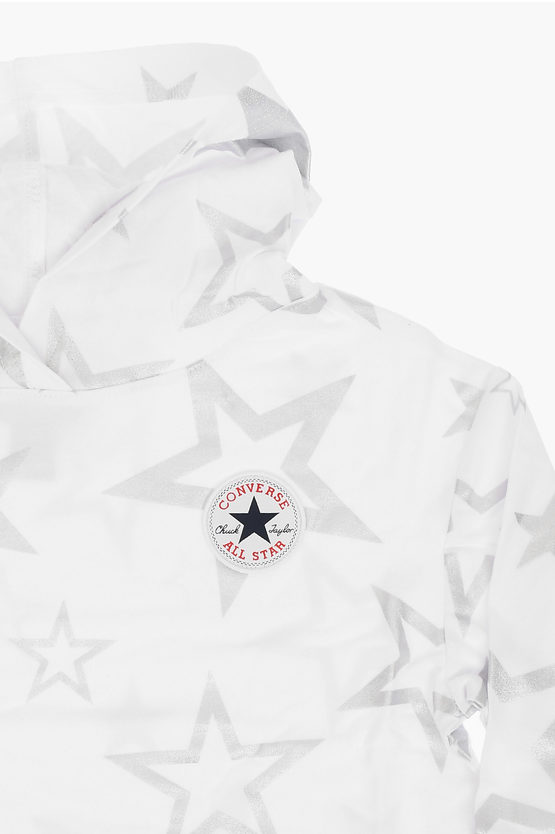 ALL STAR CHUCK TAYLOR Stars Printed Sweatshirt with Hood