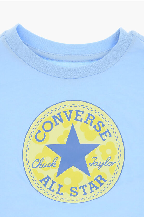 ALL STAR CHUCK TAYLOR T-Shirt and Shorts Set with Contrasting Logo