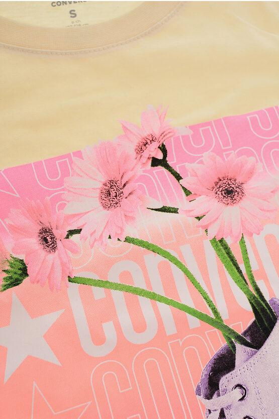 ALL STAR CHUCK TAYLOR T-shirt Girocollo con Stampa Frontale