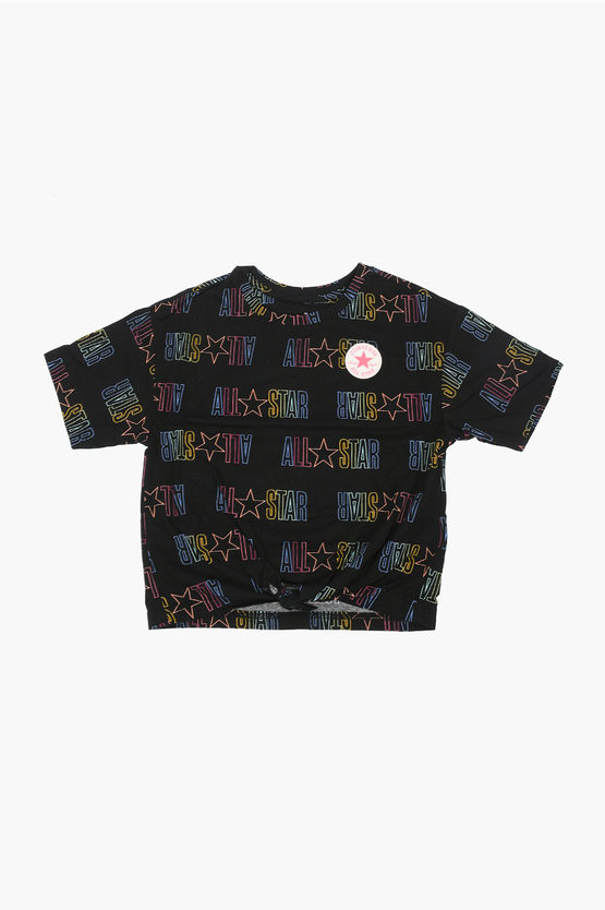 ALL STAR CHUCK TAYLOR T-shirt Girocollo con Stampa Logo All Over