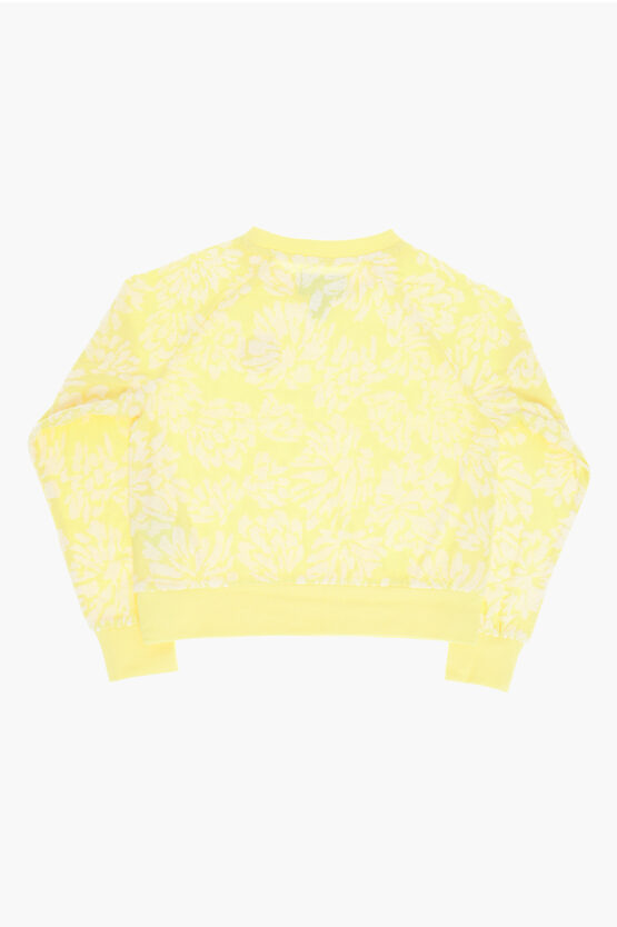 ALL STAR CHUCK TAYLOR T-shirt Girocollo in Jacquard Floreale