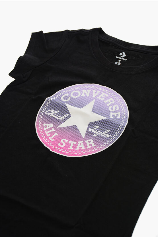 ALL STAR CHUCK TAYLOR T-Shirt mit Rundhalsausschnitt mit Print vorne
