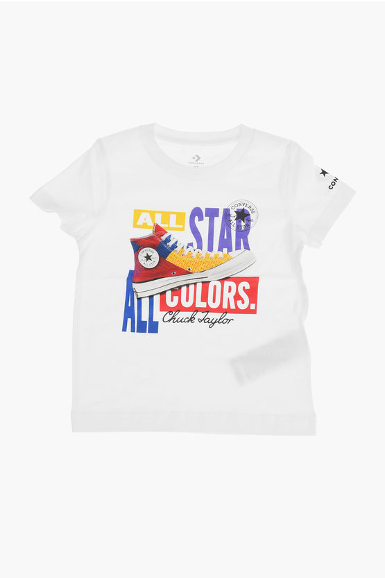 ALL STAR CHUCK TAYLOR T-Shirt mit Rundhalsausschnitt und Frontprint