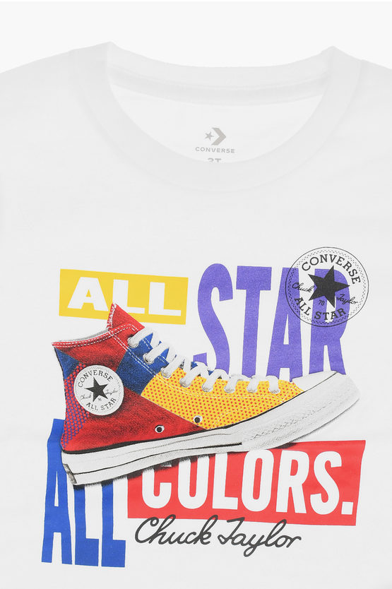 ALL STAR CHUCK TAYLOR T-Shirt mit Rundhalsausschnitt und Frontprint