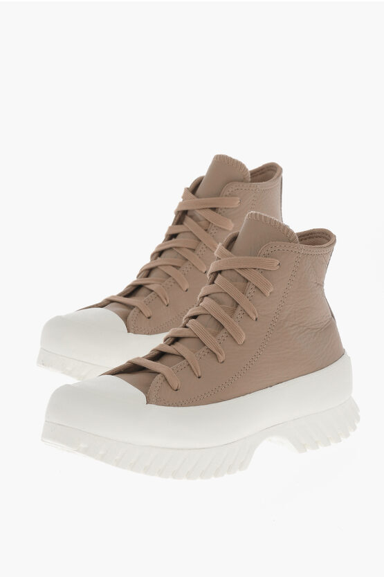 Converse All Star Chuck Taylor Texture Leather High-top Sneakers