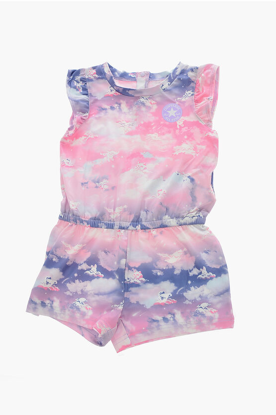 ALL STAR CHUCK TAYLOR Tutina Effetto Sfumato a Manica Corta