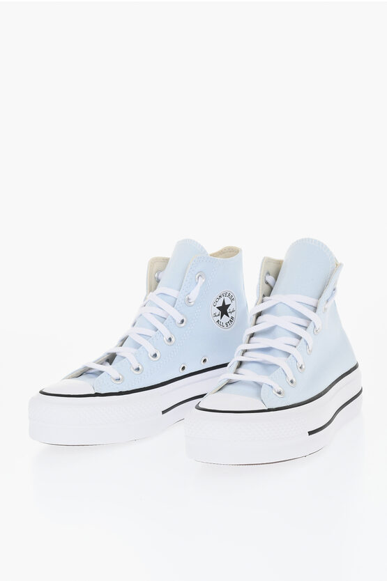 Converse All Star Chuck Taylor Two-tone Fabric Lift High-top Sneakers