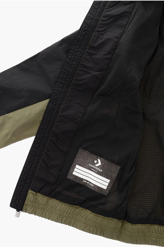 ALL STAR CHUCK TAYLOR Two-Tone Windbreaker with Printed Logo