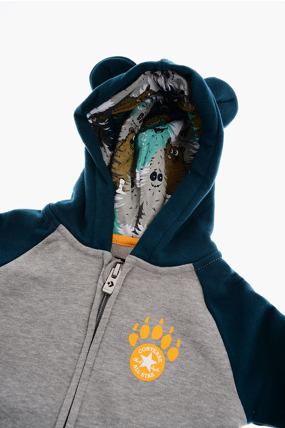 ALL STAR CHUCK TAYLOR Zweifarbiger Jumpsuit INTO THE WILD mit Kapuze