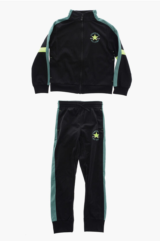 ALL STAR CHUCK TAYLOR 컬러블록 스웨트셔츠와 조거 세트