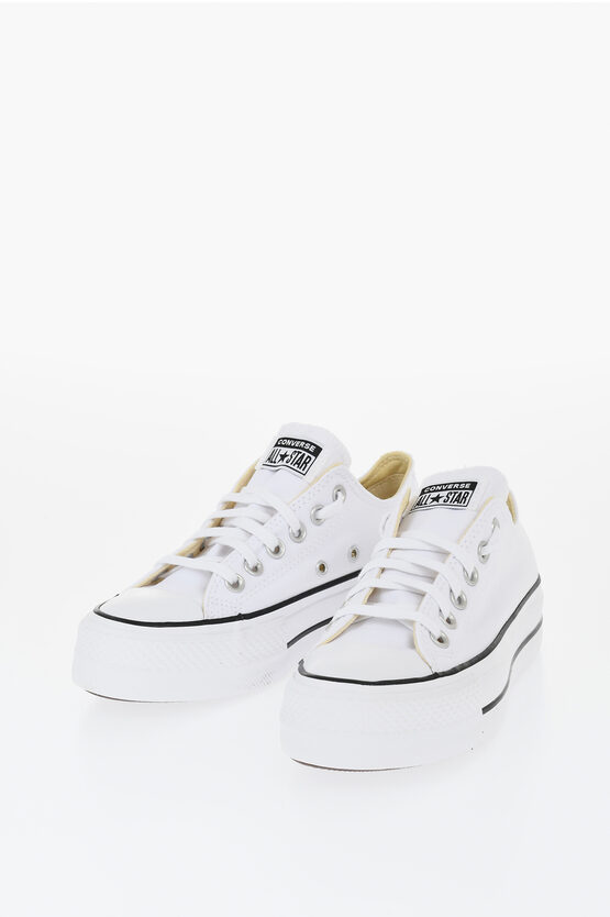 Converse All Star Fabric Ctas Lift Low-top Sneakers With Sole 3cm