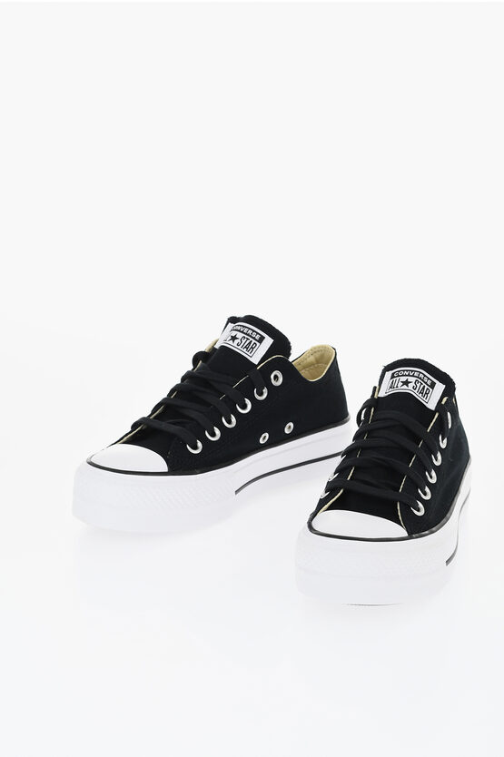 Converse All Star Fabric Ctas Lift Low-top Sneakers With Sole 3cm