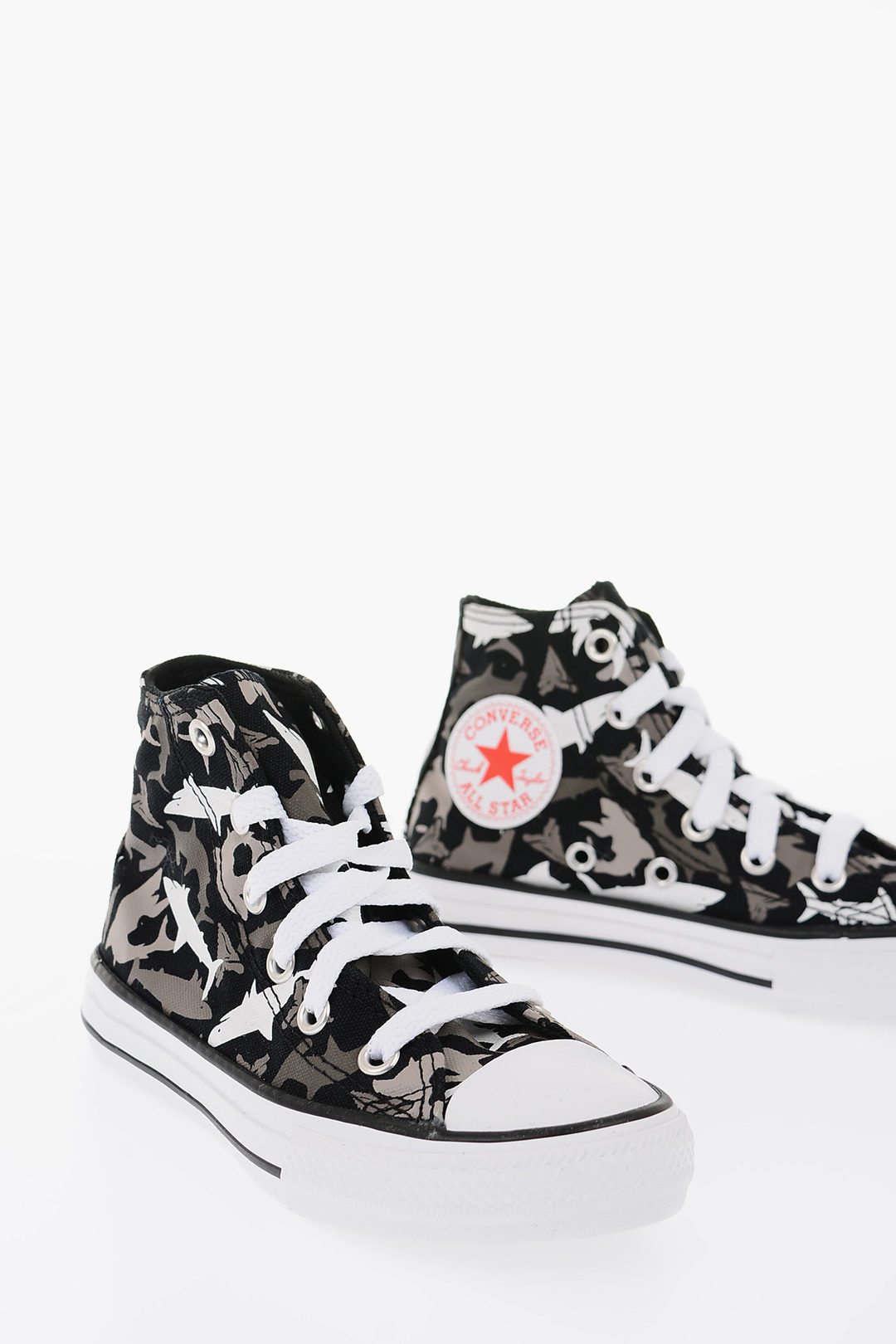 Triplicar aire Están familiarizados Converse KIDS ALL STAR Fabric Printed High-Top Sneakers boys - Glamood  Outlet