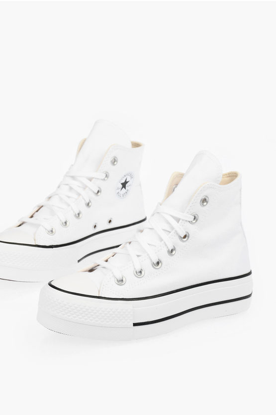 Converse All Star Fabric Sneakers With Platform