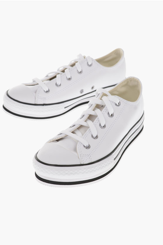 Converse All Star Leather Platform Sneakers
