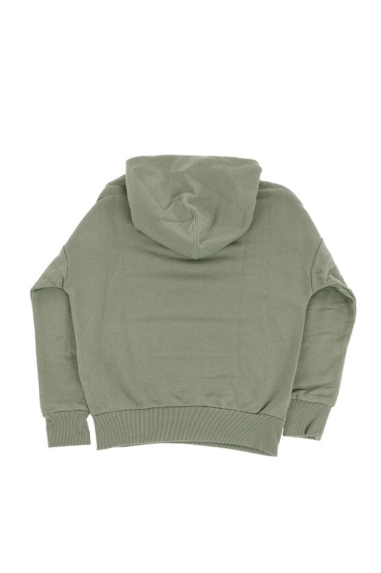 ALL STAR Logo Embossed Solid Color Hoodie