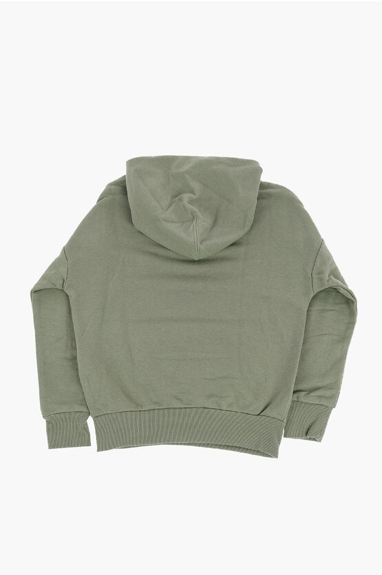 ALL STAR Logo Embossed Solid Color Hoodie