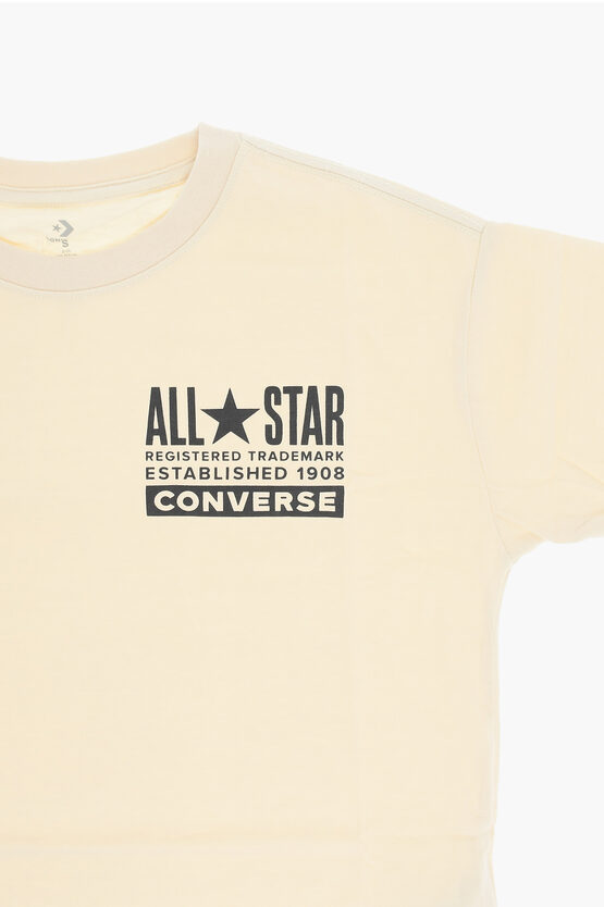 ALL STAR Logo Printed Crew-neck T-Shirt