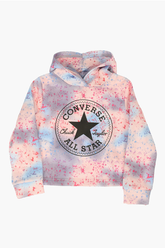 Converse Kids' All Star Printed Sweatshirt In Multi