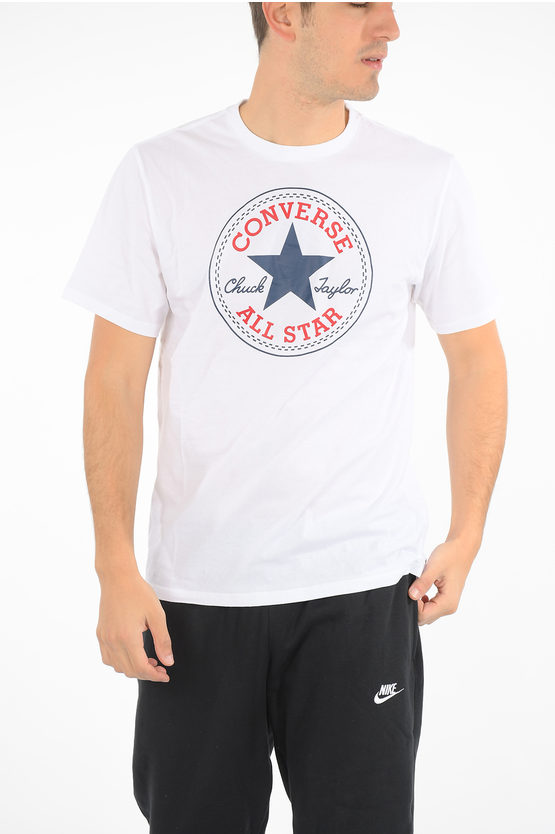 Converse All Star Printed T-shirt In White
