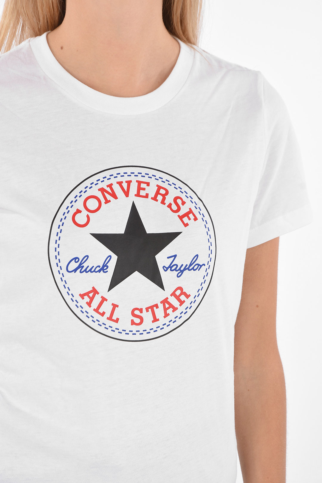 lippen Attent Maladroit Converse ALL STAR Printed T-shirt women - Glamood Outlet