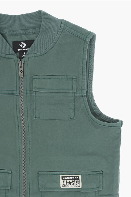 ALL STAR Sleeveless Zipped Closure LIFESTYLE Jacket