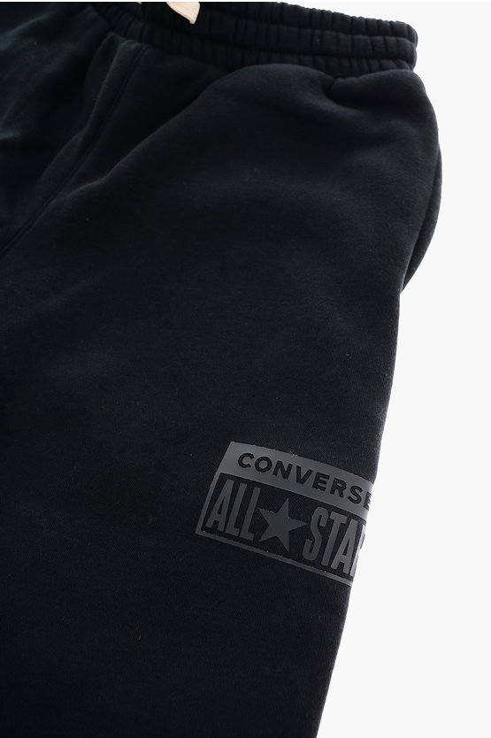 ALL STAR Solid Color Fleeced Cotton Joggers