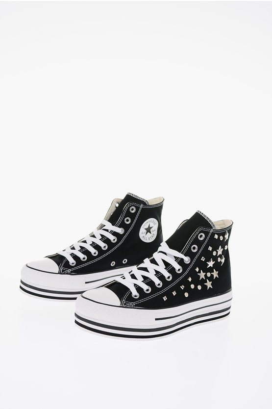 Converse ALL STAR Studded Platform High-Top Sneakers women