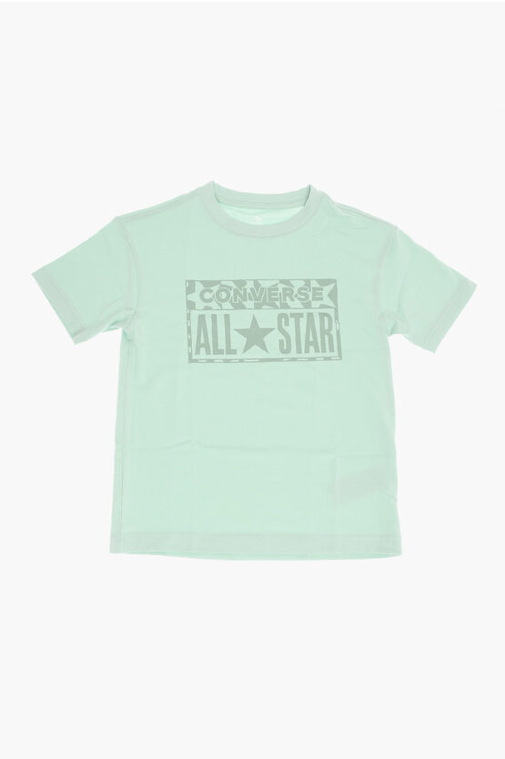 ALL STAR T-Shirt Girocollo Loose Fit con Logo Stampato
