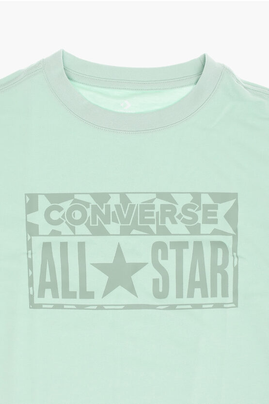ALL STAR T-Shirt Girocollo Loose Fit con Logo Stampato