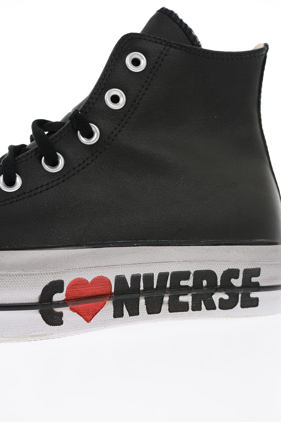 Converse ALL STAR Vintage Effect Leather High Top Sneakers women Glamood Outlet