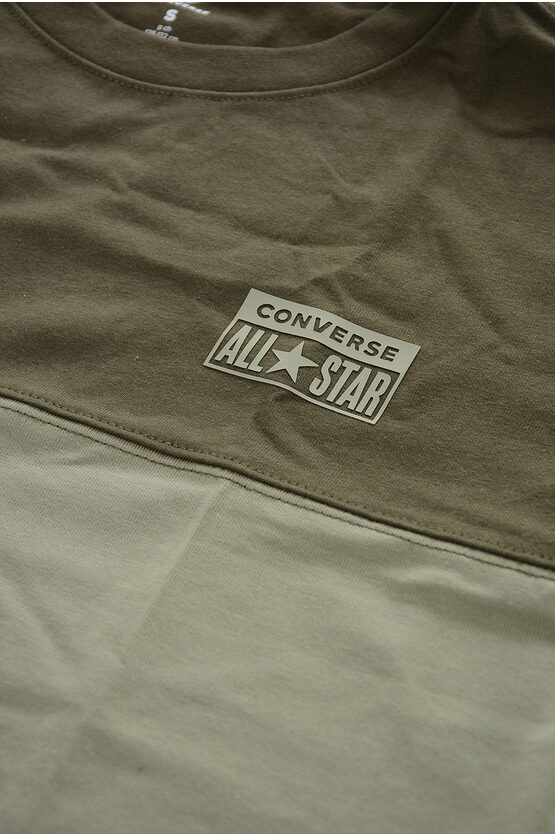 ALL STAR 크루넥 티셔츠 RELAXED 투톤 엠보스 로고