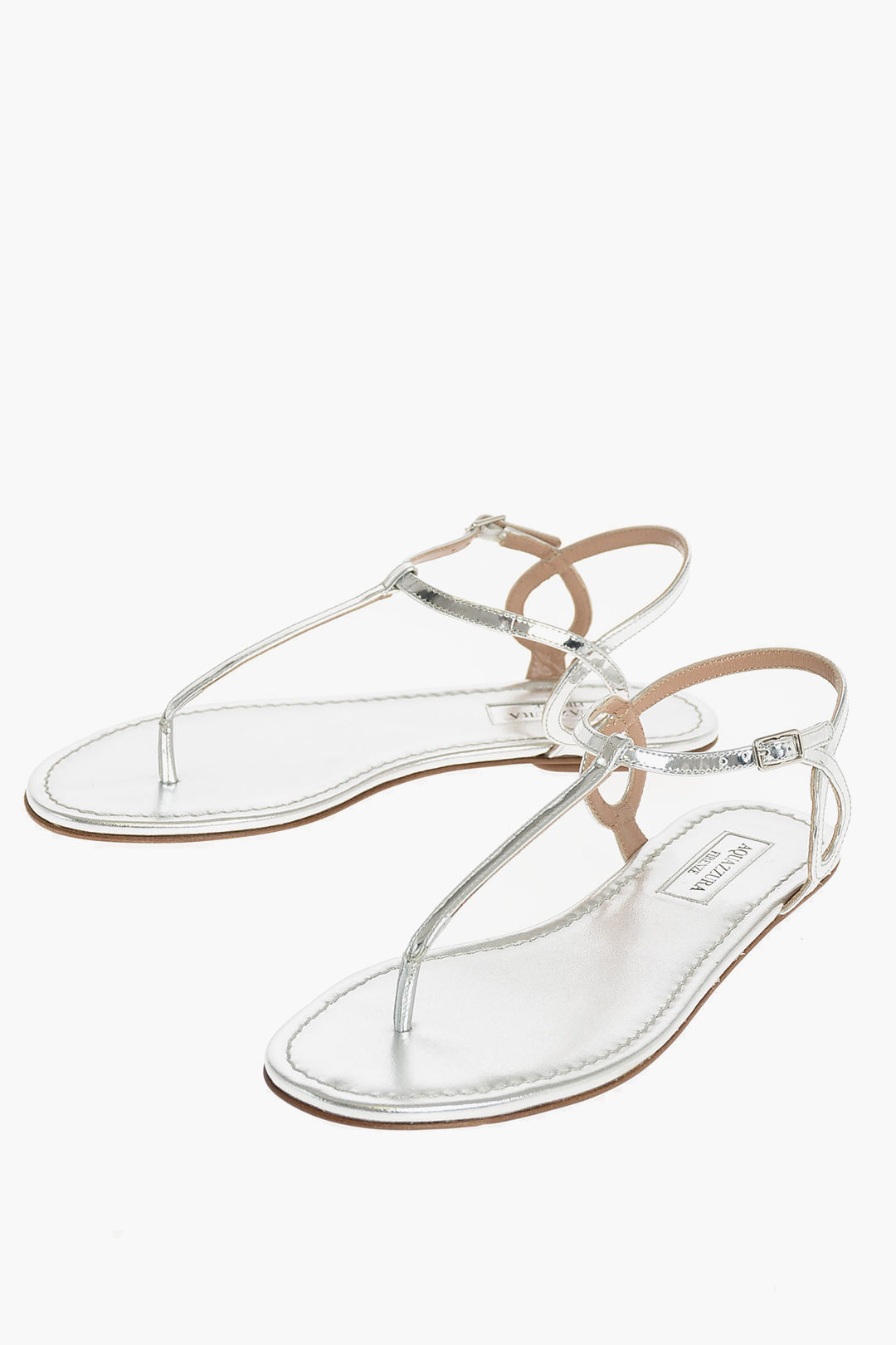 Aquazzura ALMOST BARE Thong Sandals with Ankle Strap women