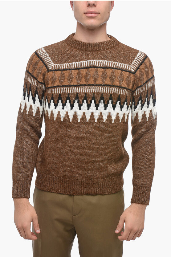 Altea Alpaca Blend Raglan Norvegese Sweater