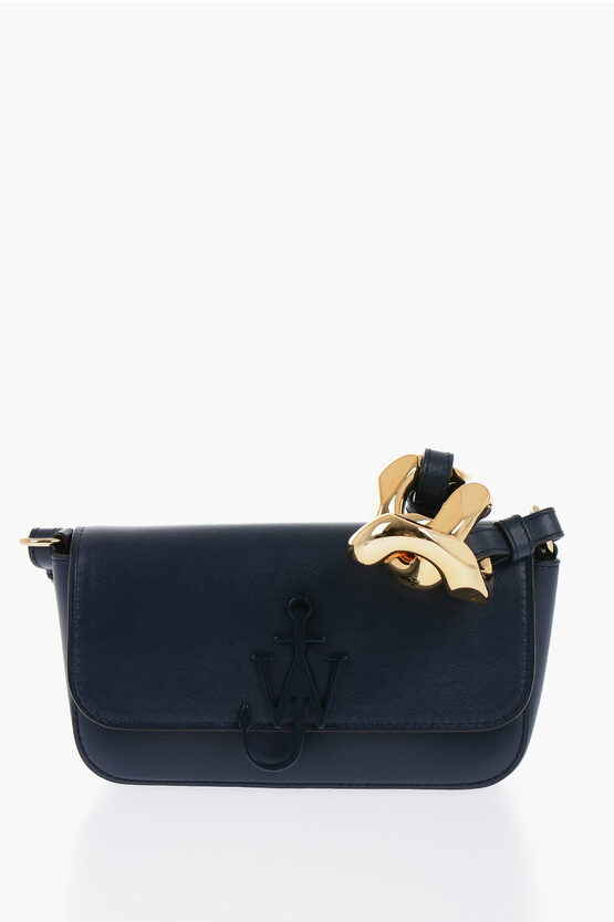 Shop Jw Anderson Anchor Baguette Bag With Chain Detail