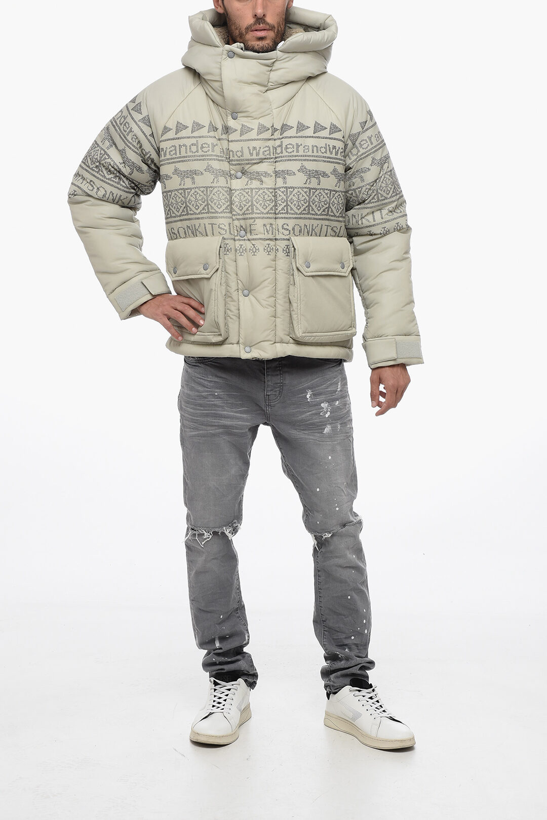 ゆ　5/6 【モード】Doodle paint big jacket eyJidWNrZXQiOiJic3RuLWltYWdlLX