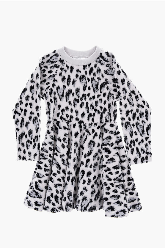 Shop Dior Animal Motif Cotton Dress