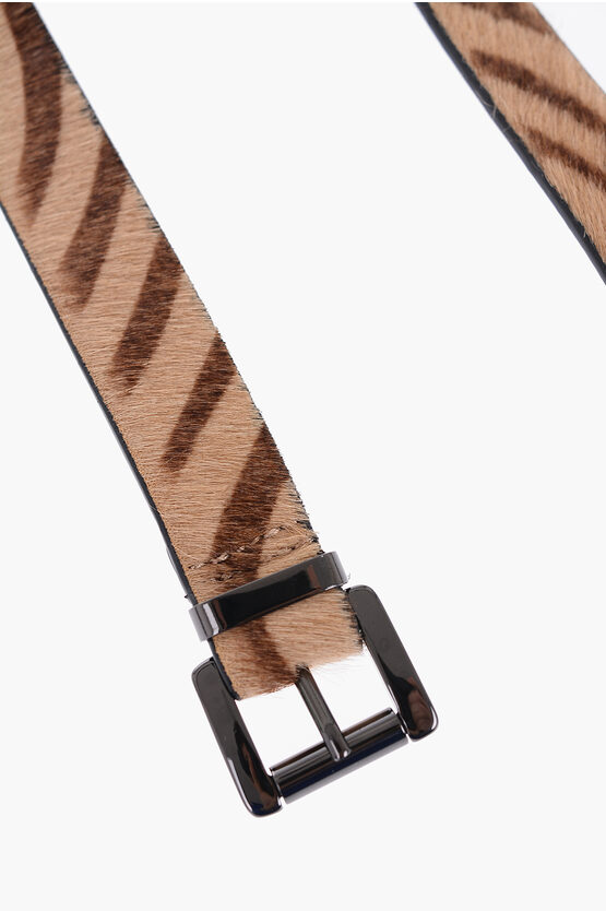 Animal Patterned Ponyskin Shoulder Strap