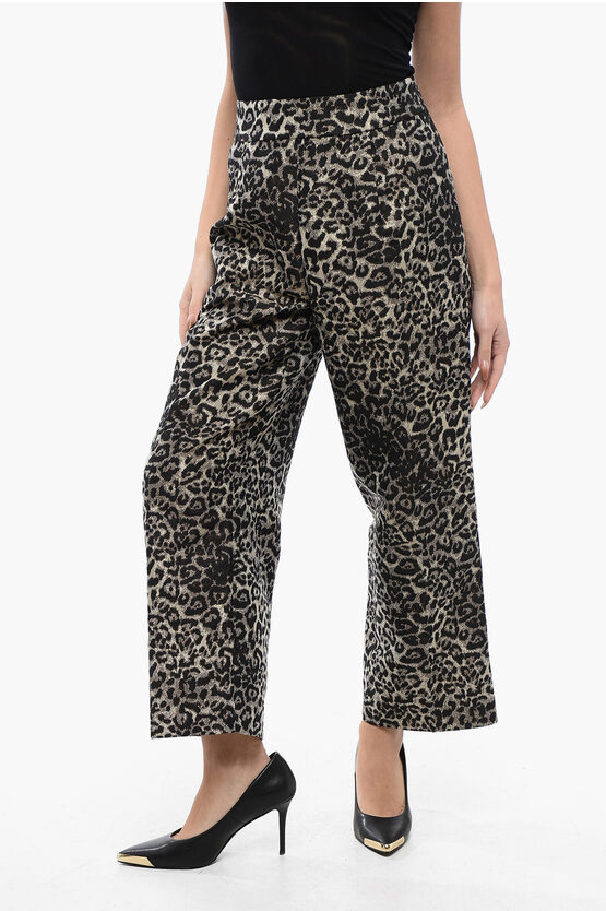 Allsaints Animal Patterned Relaxed Fit Jemi Leppo Pants