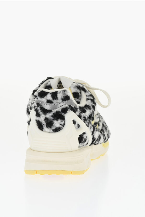 Adidas Animal patterned Sherpa Fabric ZX 8020 Low Top Sneakers