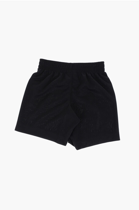 Animal Print T-Shirt and Shorts Set with Elastic Waistband