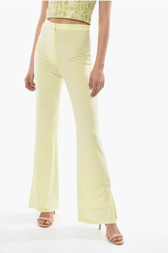 Remain Ankle Split Sheer Jessie Pants In Yellow