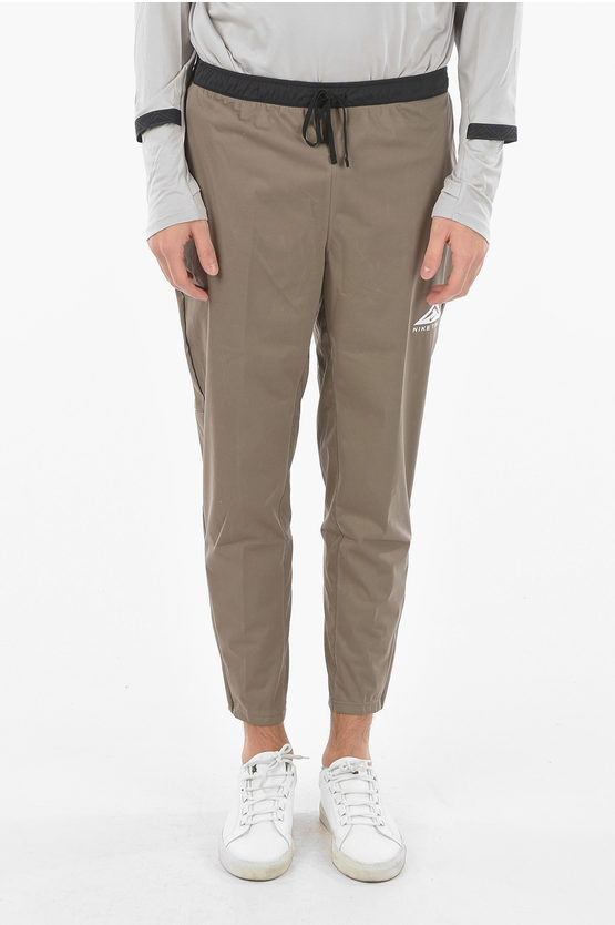 Nike Ankle Zip Active Pants In Gray