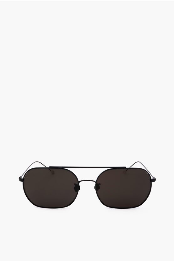 Linda Farrow Ann Demeulemeester Aviator Sunglasses With Extra Slim Frame