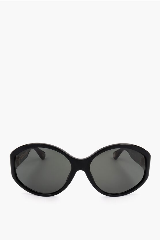 Linda Farrow Ann Demeulemeester Round Oversized Sunglasses