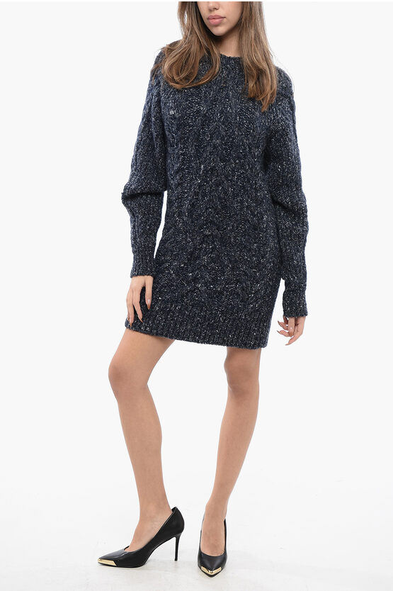 ISABEL MARANT ARAN NAZAE DRESS WITH CUT OUT DETAIL 