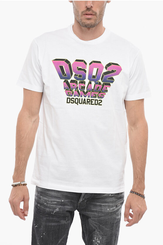 Shop Dsquared2 Arcade Games Printed T-shirt