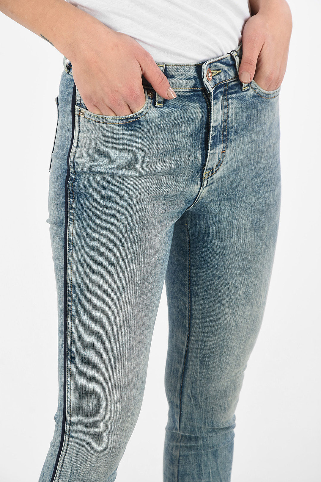 Armani ARMANI EXCHANGE Split J19 Skinny Fit Jeans women Glamood Outlet